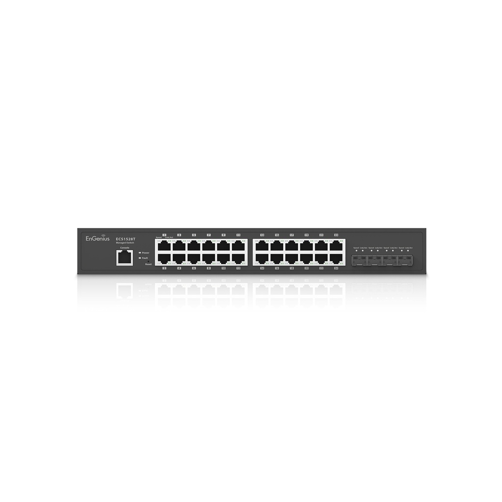 ECS1528T Cloud Managed 24-Port Gigabit Switch with 4 SFP+ Ports