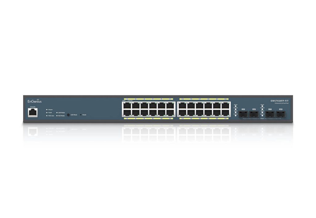 EnGenius EWS7928FP-FIT Fit 24-Port 410W PoE+ Switch