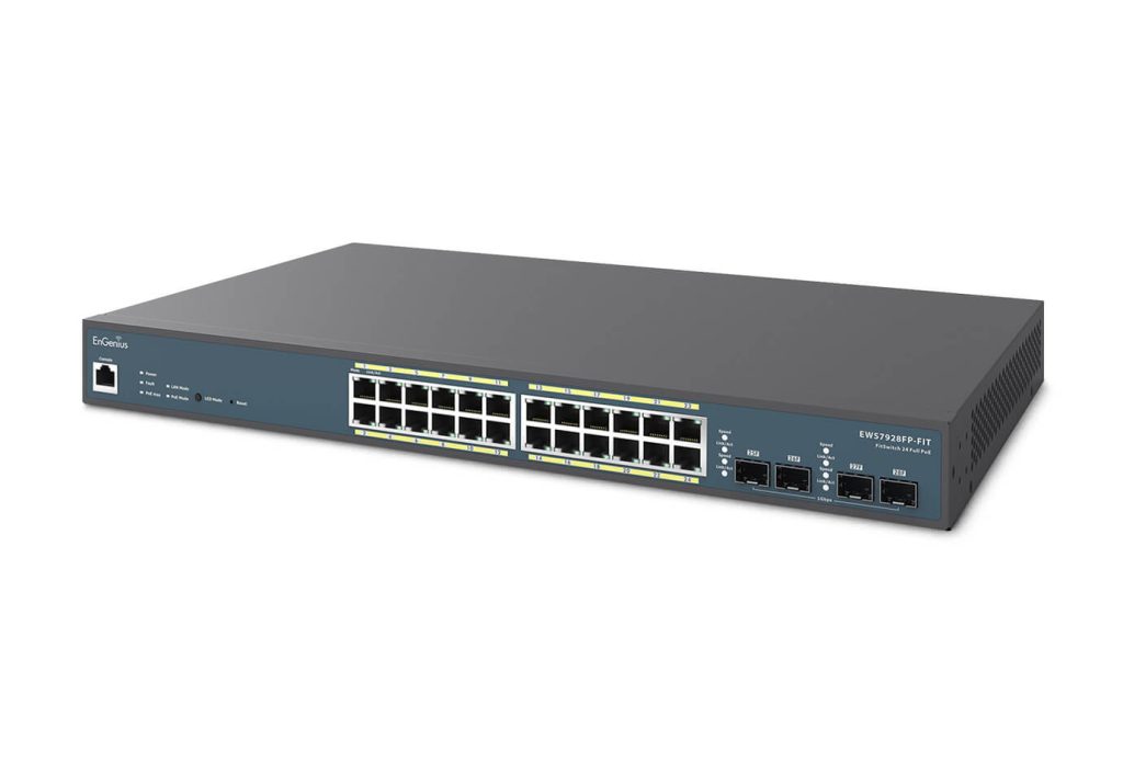 EnGenius EWS7928FP-FIT Fit 24-Port 410W PoE+ Switch